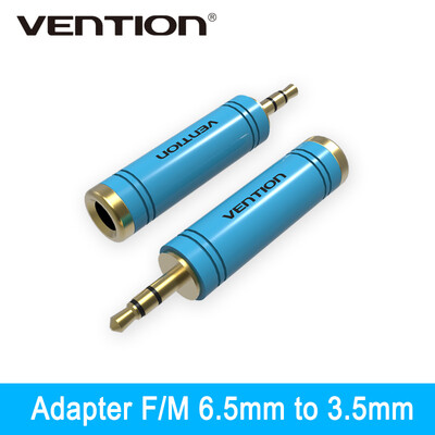 

Vention New 1pcs gold 35mm Male to 635mm Female Audio Adapter jack Stereo Converter Cable for Microphone