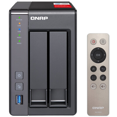 (QNAP) TS-251 + 2G память NAS сетевая память Celeron 2.0G четырехъядерный процессор