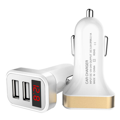 

New car charging vehicle charger intelligent USB vehicle charging car mobile phone charger multifunctional digital display vehicle