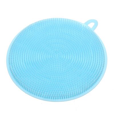

Cntomlv Food Grade Silicone Round Shape Dish Washing Brush Washing Fruit Vegetable Multi-purpose Cleaning Dish washing Brush