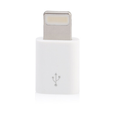 

8 Pin Male to Micro USB Female Converter Made with 8 pin connector to speed up the transfer PVC material Reversible desig