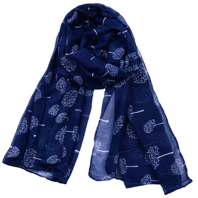 

Jeouly white scarves women Dandelion cachecol marcas ladies voile scarf sunscreen shawls blue hijab wraps Echarpes Foulard Femme
