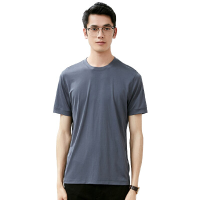 

Netease carefully selected T-shirt 120 silky modal short-sleeved t-shirt male polo shirt in gray L