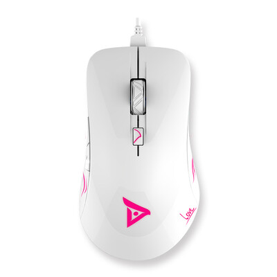 

Titanium Taidu TSG600 Prophet Smart Couple Mirror Shell Game Mouse White