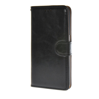 

MOONCASE Glossy Leather Side Flip Wallet Card Holder Stand Pouch ЧЕХОЛ ДЛЯ Samsung Galaxy S6 Black