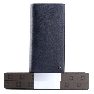 

Pierre Cardin (pierre cardin) men's fashion long wallet wallet gift box P5C515071-50G blue