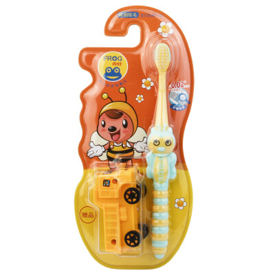 

frog baby series 111B children's soft hair gingival toothbrush (color gifts random over 3 years apply