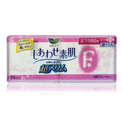 

[Japanese original import] music and elegant (laurier) F breathable cotton soft and delicate daily use wing sanitary napkin 225mm 22