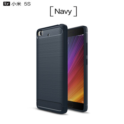 

For Xiaomi 5S Carbon Fiber Phone Cases Soft TPU Anti-Knock Cover For Xiaomi 5S case