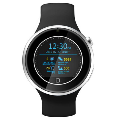 

Round screen smart phone watch professional sports waterproof heart rate health Bluetooth call information push music bracelet