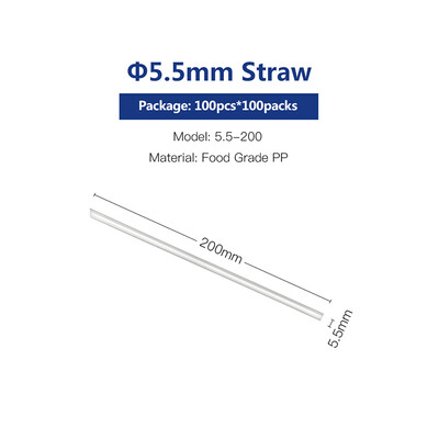

OTOR 10000pcs5000pcs Disposable PP Plastic Straw for Plastic Cup&Paper Cup Hot Cold Drink Coffee Milk Tea
