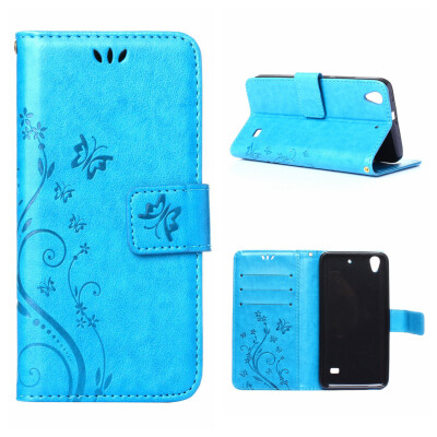

MOONCASE цветочным узором Премиум мягкий PU Кожаный чехол для Huawei Honor 4 Play (G620s)