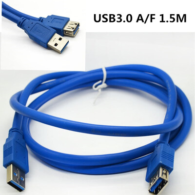 

1.5 м USB 3.0 соединитель кабель "папа" - "мама" поддерживающий 5Gbps