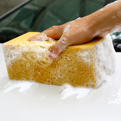 

Car wash sponge high foam high density automotive supplies waxing sponge