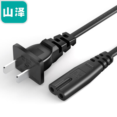 

Yamazawa SAMZHE computer host GB power cord suffix three-hole power cable for computer host display bend 1 m DY-10