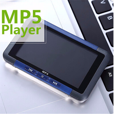 

3 Music MP5 Video Media Player Flash Memory Touch Tone 816GB Slim LCD Screen High Quality FM Radio Recorder MP3 MP4 Blue
