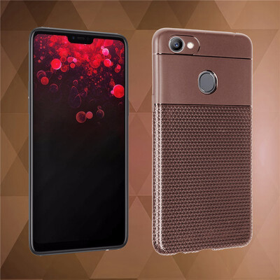 

Goowiiz Phone Case For Oppo F5F7A83A71 Fashion Triangular texture Soft Silicone Cover Prevent falling