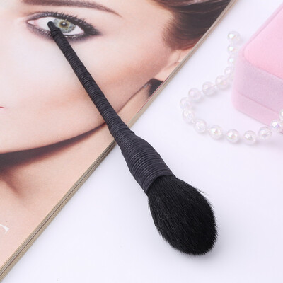 

Fashion Makeup Face Powder Foundation Blush Black Make Up Brush Cosmetic Tool Black