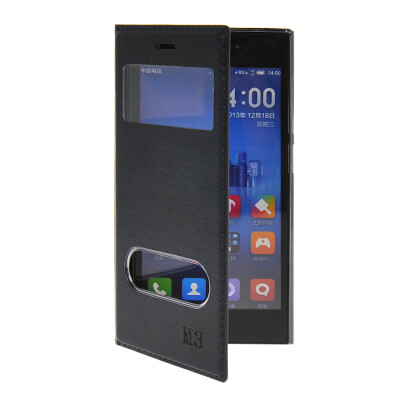 

MOONCASE View Window Leather Side Flip Pouch Stand Shell Back ЧЕХОЛ ДЛЯ XiaoMi Rice MI 3 M3 Sapphire