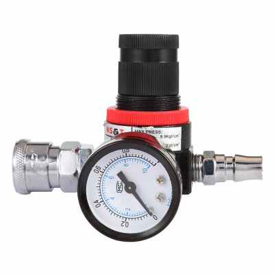 

Pressure Regulator for Pneumatic Paint Spray Gun with Male Female Connector