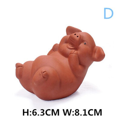 

Ceramic pig feng shui ornaments lucky home accessories cute crafts tea pet furnishings