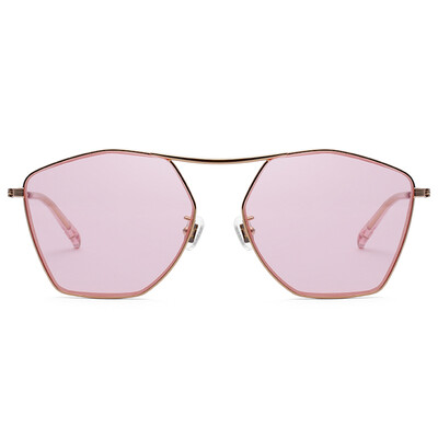 

LOHO glasses life fashion sunglasses female personality polygon mens simple&versatile couple models sunglasses LH10601 gun color