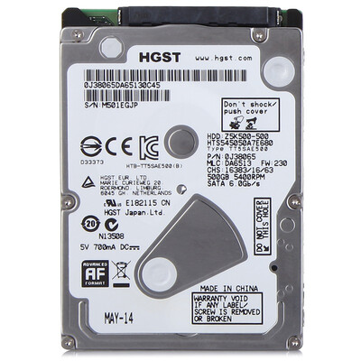 

Yuke (HGST) 1TB 5400 rpm 32M SATA6Gb / s notebook hard drive