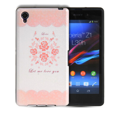 

MOONCASE Watercolor Art Soft Flexible Silicone Gel TPU Skin Shell Back Case Cover for Sony Xperia Z1 L39h