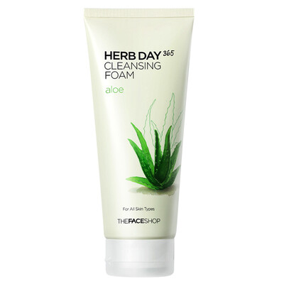 

The Face Shop Daily Herbal Cherry Foaming Cleansing Foam 170g Face Cleanser Deep Cleansing & Moisturizing Hydration