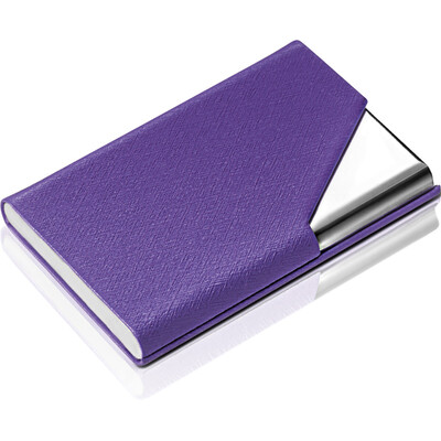 

Превосходный (UHOO) держатель визитной карточки 6605 яркий фиолетовый шелковый узор 1 / коробка большой емкости