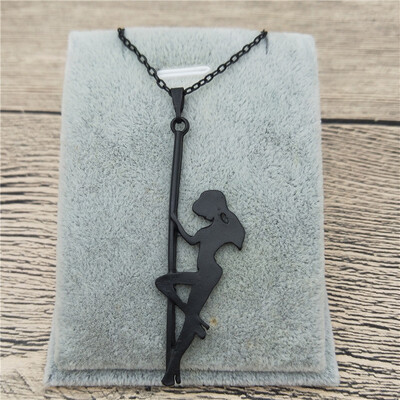

New Pole Dancer Necklace Trendy Style Pole Dancer Pendant Necklace Women Fashion Figure Jewellery