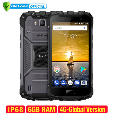 

Ulefone Armor 2 IP68 Waterproof Mobile Phone 50 Inch FHD 6GB RAM 64GB ROM Helio P25 Octa Core 26Ghz NFC 4700mAh Rugged Smartphon