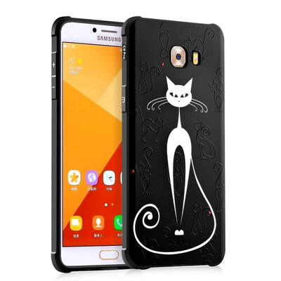 

Goowiiz Fashion Phone Case For Samsung Galaxy C5C7C7 ProC9 Pro Luxury 3D Cute Cartoon Slim Full Soft Silicone