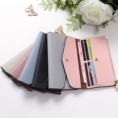 

Womens Newest Style Long Section Fashion Super Thin Wallet Womens Money Purse