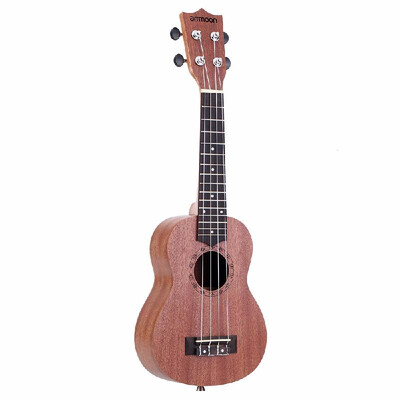 

ammoon 21" Acoustic Ukulele Sapele 15 Fret 4 Strings Stringed Musical Instrument