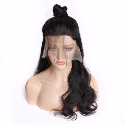 

HCDIVA 360 Lace Frontal Wigs Pre Plucked Brazilian Body Wave 150 Density Human Hair With Baby Hair Virgin