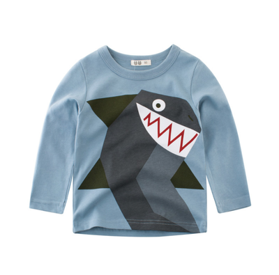 

Childrens wear autumn childrens long-sleeve T-shirt Cartoon boys pullover cotton baby clothes