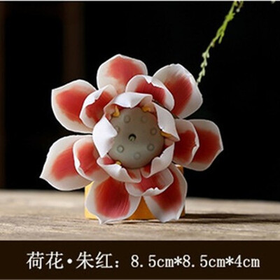 

Ceramic handmade lotus incense flower decoration small ornaments creative interior wall decorations home decorations accessories