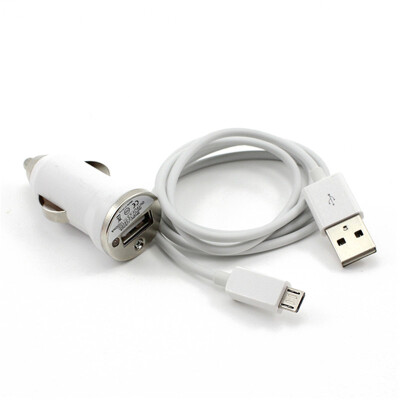 

3FT Micro USB Sync Data Cable+Mini Car Charger for Samsung Galaxy S4 S3 S2 I9500