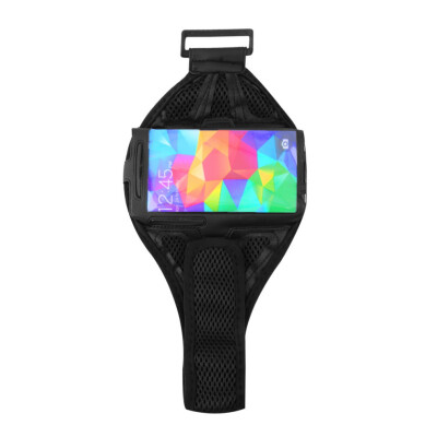 

Sports Mesh Gym Running Jogging Arm Band Holder Strap Pouch For GALAXY S4/S5 Black