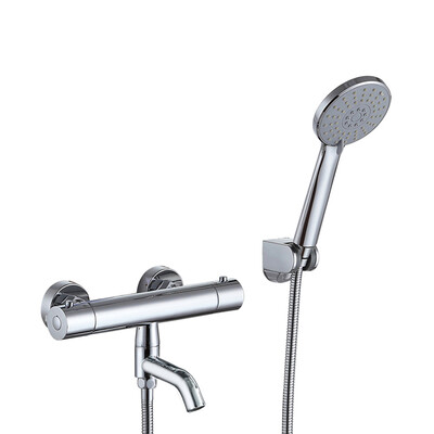 

MICOE 2018 новый смеситель для душа медный смеситель для ванной 38 градусов термостат Термостатический душ ABS портативный третьей передачи H-A303