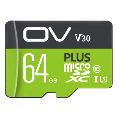 

OV V30 64GB read speed 98MBs high speed PLUS enhanced version MicroSDXC UHS-I memory card V30 U3 TF card