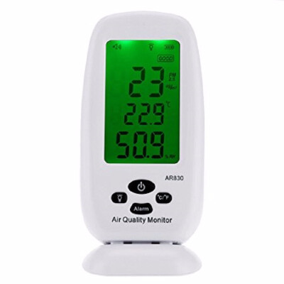 

AR830 Digital PM25 Detector Air Quality Monitor Temperature Humidity Measurement Thermometer Hygrometer AC 100-240V