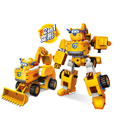 

Audi double diamond AULDEY Weisi building blocks super flying childrens toy building blocks spelling toy multi-deformation engineering vehicle HA385007