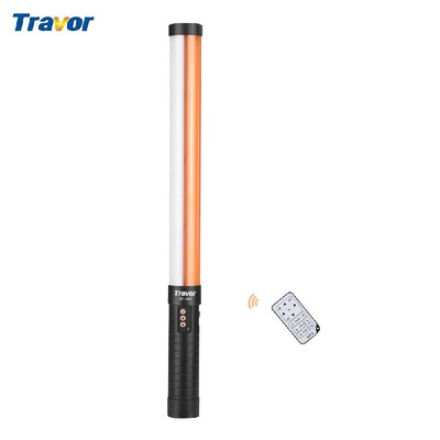 

Travor STL900 Portable Handheld LED Video Light 3200K5600K Light Bar Magic Tube Light CRI90 with NPF550 Liion Battery Batter