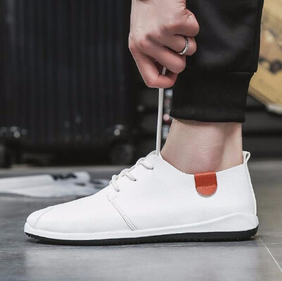 

summer new mens fashion shoes mens soft bottom casual mens shoes Korean version of breathable flat mens shoes
