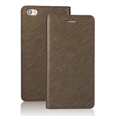 

MOONCASE Plaid Leather Wallet Card Slot Side Flip Hard Back Case Cover for XiaoMi Mi Note