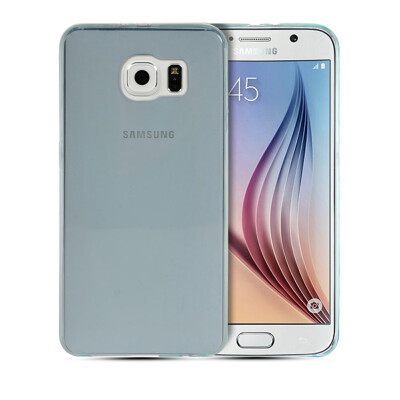 

MOONCASE Ultra Thin Soft Flexible Silicone Gel TPU Slim Shell Back Case Cover for Samsung Galaxy S6 G9200 Azure