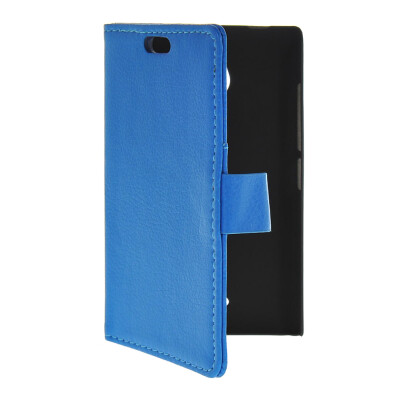 

MOONCASE Slim Leather Flip Wallet Card Pouch with Kickstand Shell Back ЧЕХОЛ ДЛЯ Nokia X2 Blue