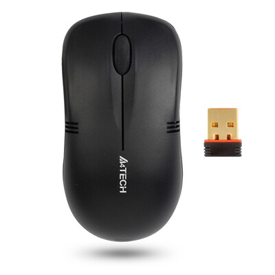 

Shuangfeiyan A4TECH WG-100 wireless mouse office mouse mouse mouse black